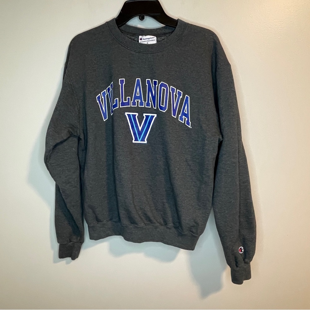 Villanova Crewneck Grey Sweatshirt by Champion M